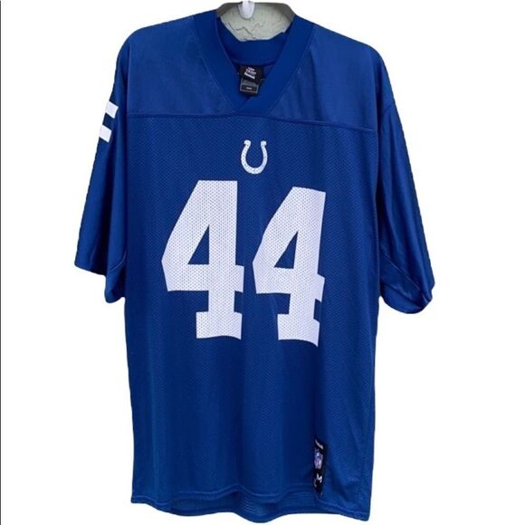 Indianapolis Colts Jersey Adidas Sz M #44 Clark - Picture 1 of 11